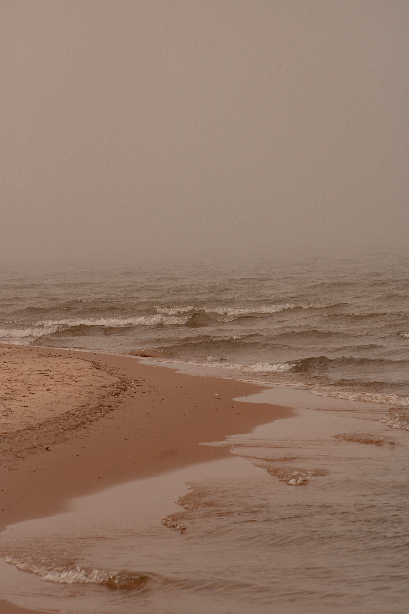 Rocky coast at Sturgeon Bay