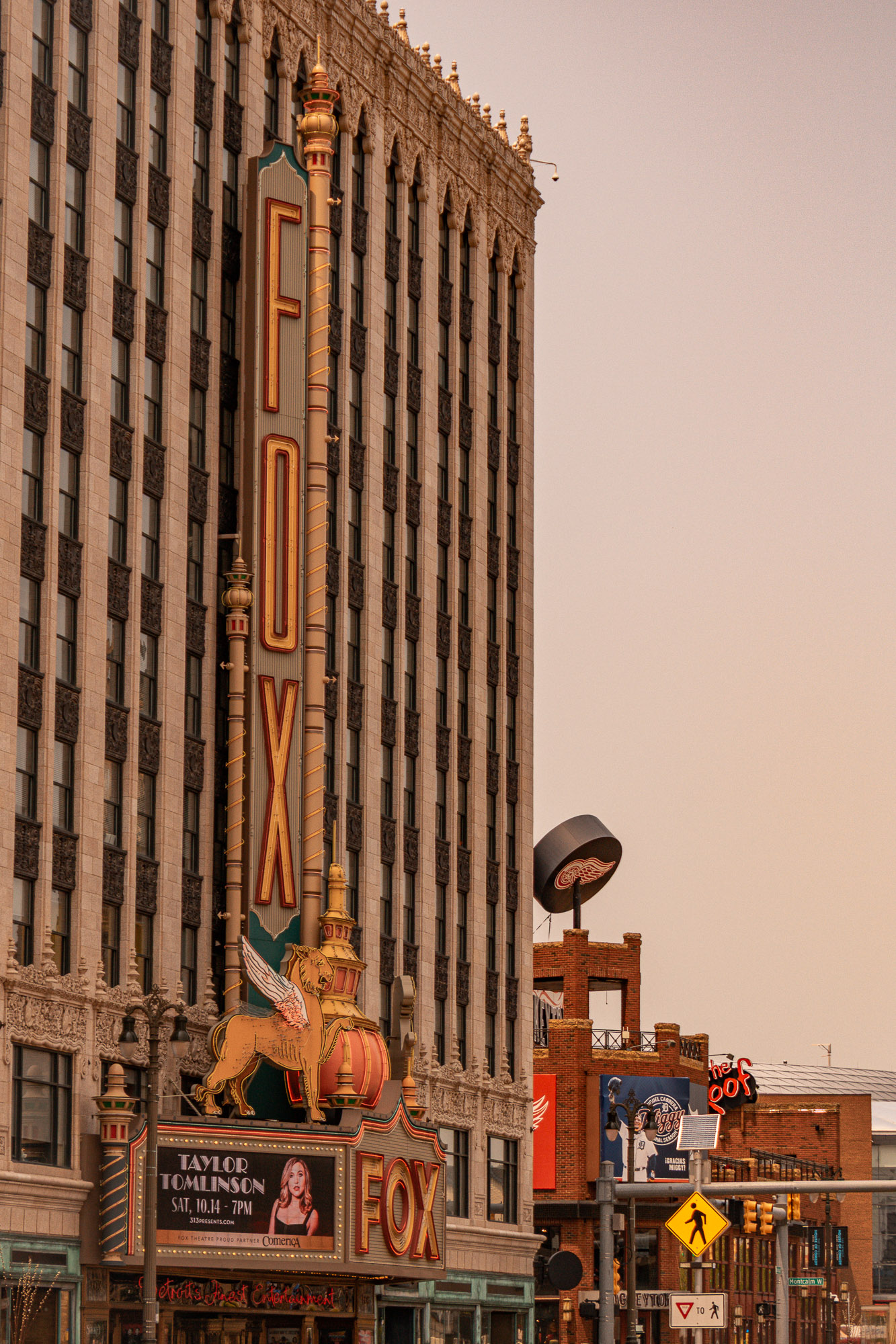 Detroit skyline and urban context
