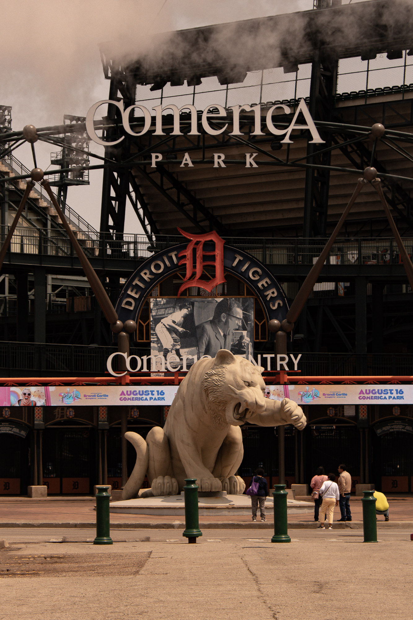 Candid Detroit street moment