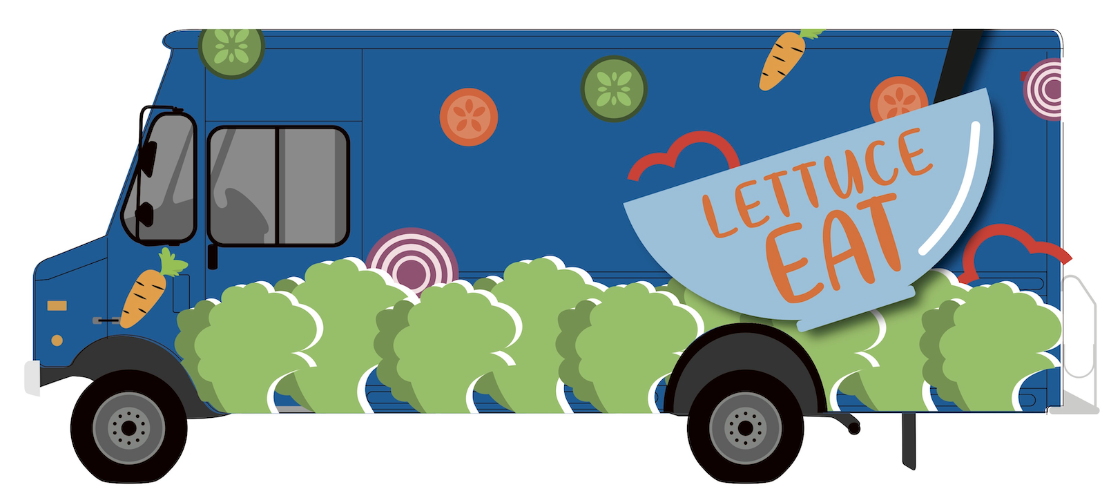 Food truck — right side