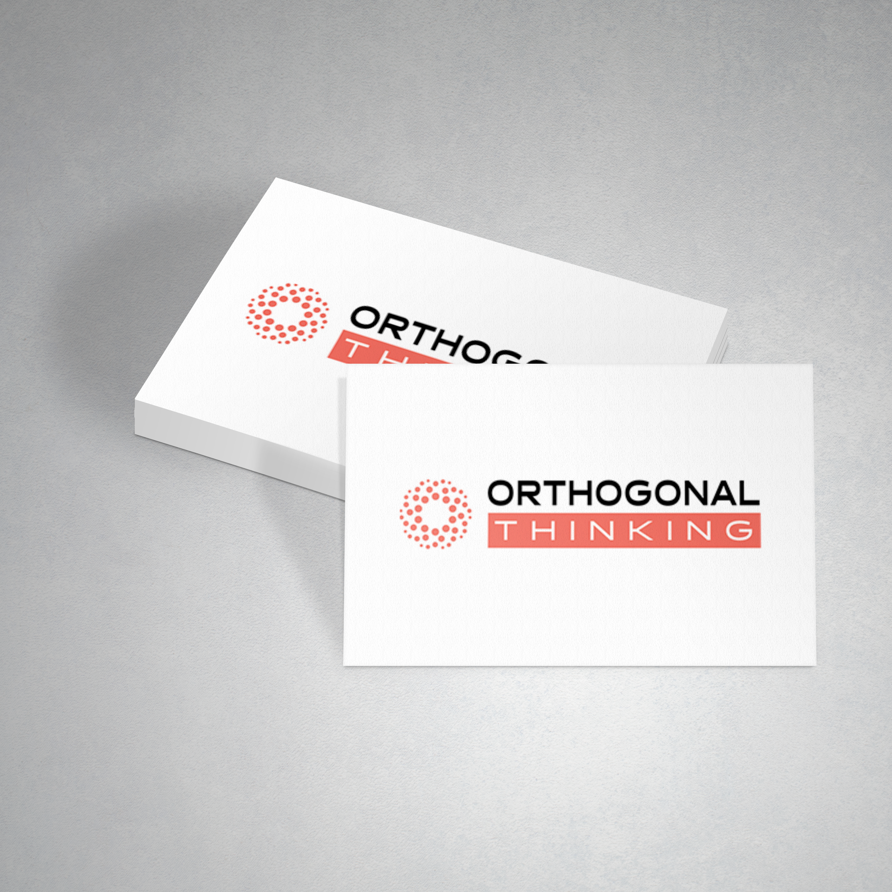 Business card mockup