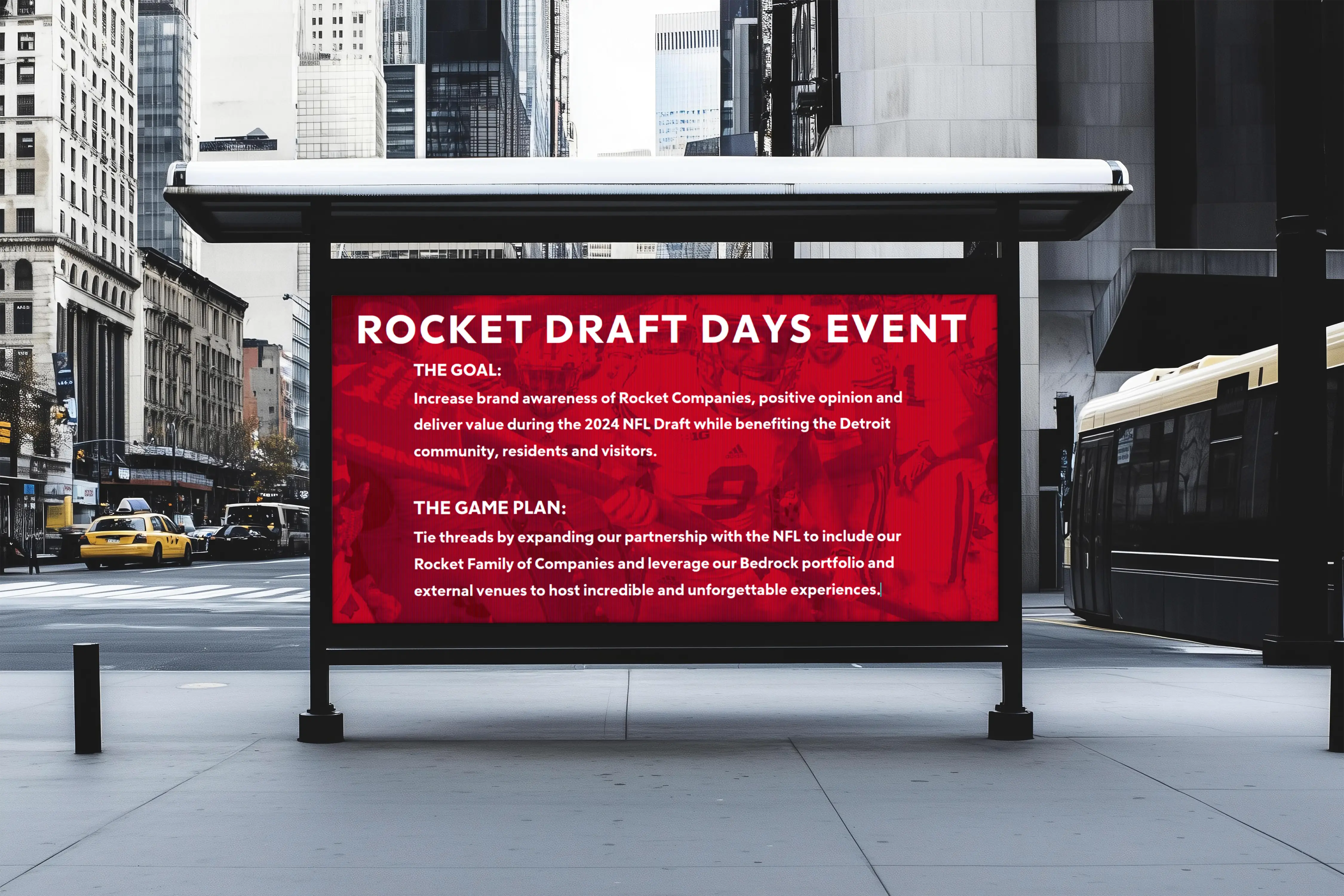 Rocket Draft Days project board — campaign overview