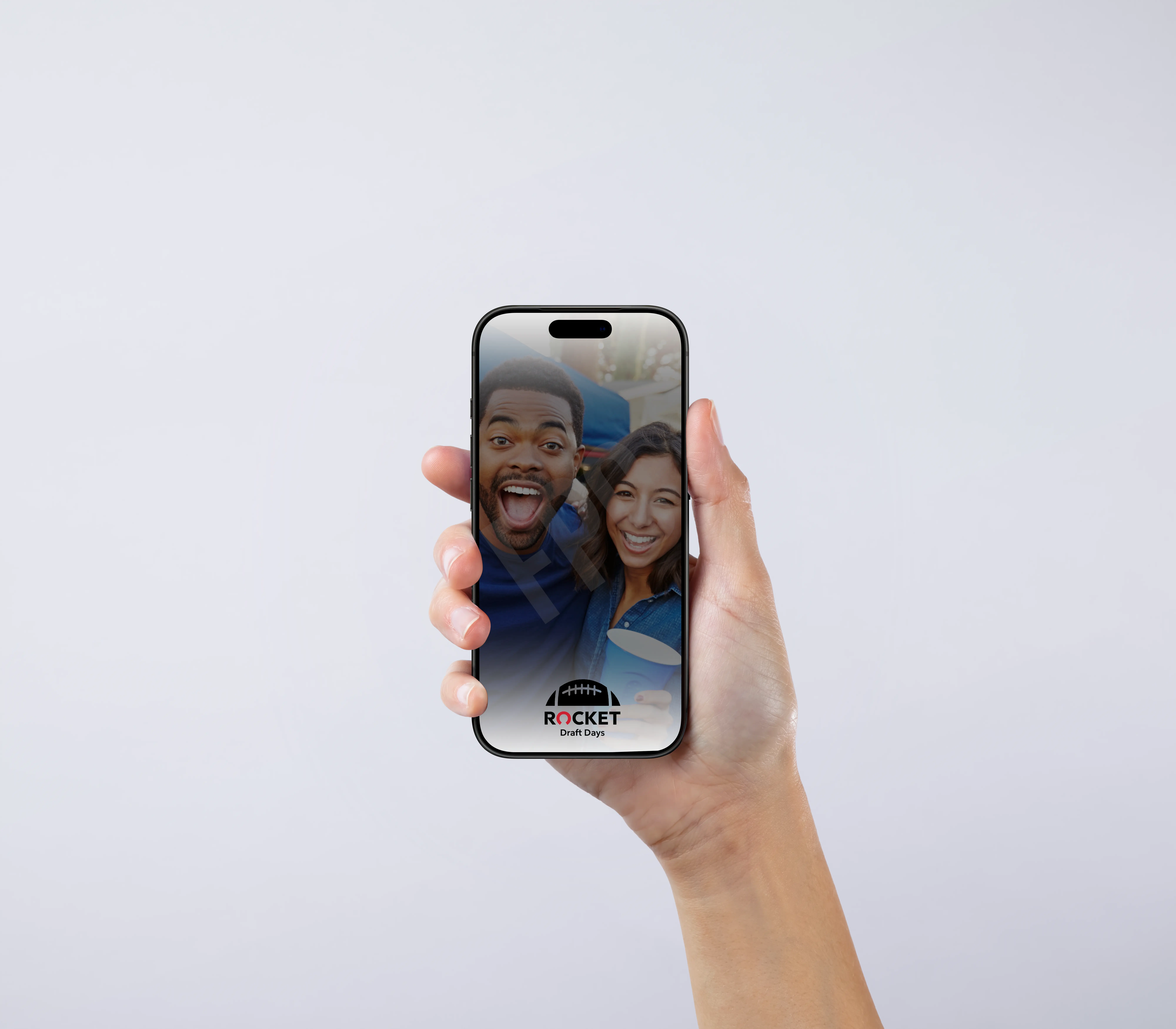 Rocket Draft Days Snapchat filter mockup